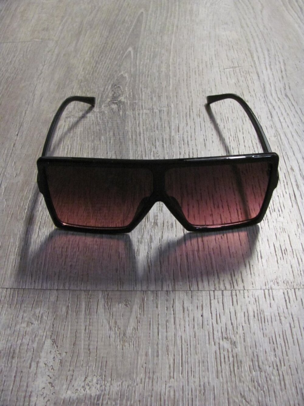 Mad Shade Large Frame Black Sunglasses Vintage Inspired SUN08V1